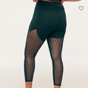 Adore Me Plus Lotus Novelty Mesh Legging